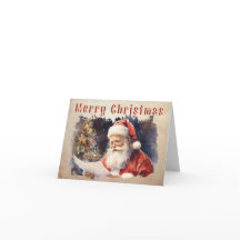 サンタリストクリスマスカード