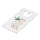 サンタリスト クレジットカード栓抜き (正面アングル)