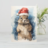 サンタリスレルフラットホリデーカード シーズンカード (スタンド正面)