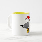 サンタリングや輪バードガール ツートーンマグカップ (正面左)