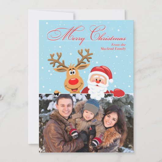 サンタルドルフのクリスマスカード シーズンカード (正面)