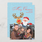 サンタルドルフのクリスマスカード シーズンカード (正面/裏面)