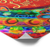 サンタルドルフ霜の降りたイエスクリスマスインスピレーション ポスター (角)