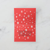 サンタルドルフ・メリークリスマス シーズンカード (内部)