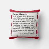サンタレおもしろい親愛タークリスマスファミリーカスタム クッション (裏面)