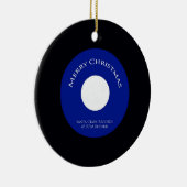 サンタレコード45回転クリスマスオーナメント セラミックオーナメント (右)