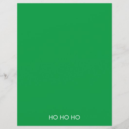 サンタレッドからの手紙オーナメント紙シート (裏面)