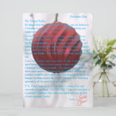 サンタレッドオーナメントからの手紙 シーズンカード (スタンド正面)