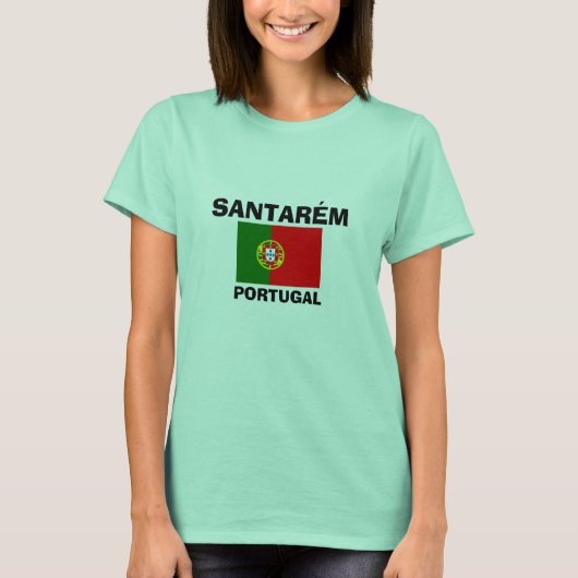 サンタレム*ポルトガル国旗Shirt Camisa Santarem Tシャツ (正面)