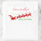 サンタレー 長方形シール (バッグ)