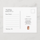 サンタレ親愛タメリークリスマスツリー ポストカード (裏面)