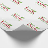 サンタレ親愛ターズおもしろいホリデークリスマスクリスマス ラッピングペーパー (角)