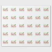 サンタレ親愛ターズおもしろいホリデークリスマスクリスマス ラッピングペーパー (フラット)