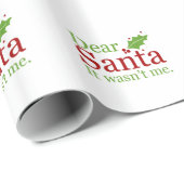 サンタレ親愛ターズおもしろいホリデークリスマスクリスマス ラッピングペーパー (ロールコーナー)