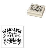 サンタレ親愛ットが交渉 ラバースタンプ (押印)