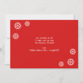 サンタレ親愛ッドおもしろいのクリスマスが良い写真を表現 シーズンカード (裏面)