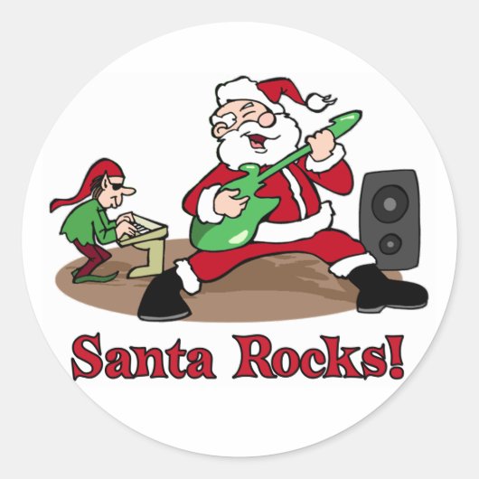 サンタロックスのシール ラウンドシール (正面)