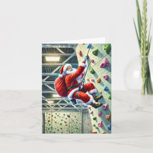 サンタロック登山インジムクリスマス シーズンカード (正面)