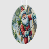 サンタロック登山インマウンテンズクリスマス オーナメント (正面)