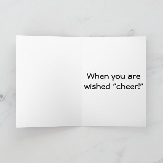 サンタロボットが休日応援を送る シーズンカード (内部)