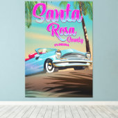 サンタローザカウンティフロリダ旅行会社 キャンバスプリント (インサイチュ (ウッドフロア))