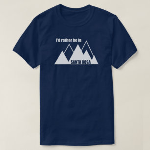 サンタローザカリフォルニアの山に行きたい Tシャツ