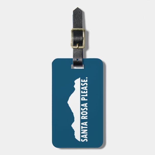 サンタローザカリフォルニアをお願い ラゲッジタグ (正面縦)