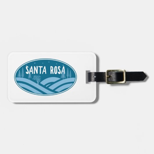 サンタローザカリフォルニアアウトドア ラゲッジタグ (正面横)