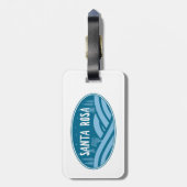 サンタローザカリフォルニアアウトドア ラゲッジタグ (裏面縦)