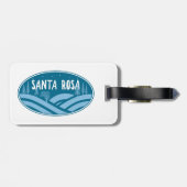 サンタローザカリフォルニアアウトドア ラゲッジタグ (裏面横)