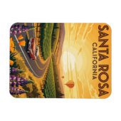 サンタローザカリフォルニアトラベル マグネット (横)