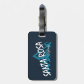 サンタローザカリフォルニアマウンテンズ ラゲッジタグ (裏面縦)