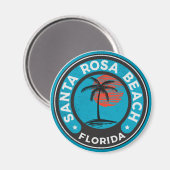 サンタローザビーチフロリダエメラルドコーストパンハンドル マグネット (正面/裏面)