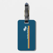 サンタローザビーチフロリダ ラゲッジタグ (裏面縦)