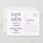 サンタローザビーチ, フロリダ セーブザデート (裏面)