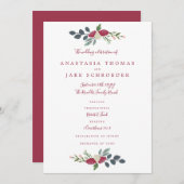 サンタローザ結婚式 プログラム (正面/裏面)