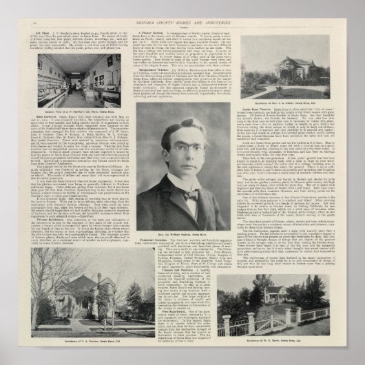 サンタローザ、カリフォルニア州3 ポスター (正面)