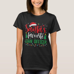 サンタローンお気に入りのオフィサーChristmas Santa Hat Tシャツ