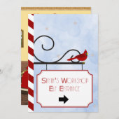 サンタワークショップクリスマスカード シーズンカード (正面/裏面)