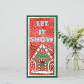 サンタワークショップクリスマスフラットカード (スタンド正面)