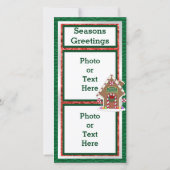 サンタワークショップクリスマスフラットカード (裏面)