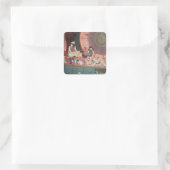 サンタワークショップシール スクエアシール (バッグ)