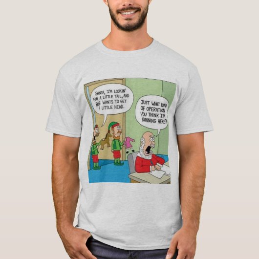 サンタワークショップ運営 Tシャツ (正面)