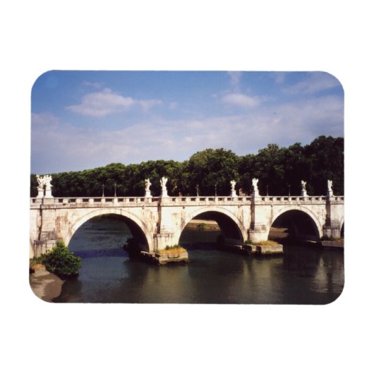 サンタンジェロブリッジインローマ，イタリア マグネット (横)