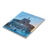 サンタンジェロ橋の朝 - イタリア ローマ タイル (側面)