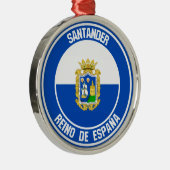 サンタンダーラウンドエンブレム メタルオーナメント (右)