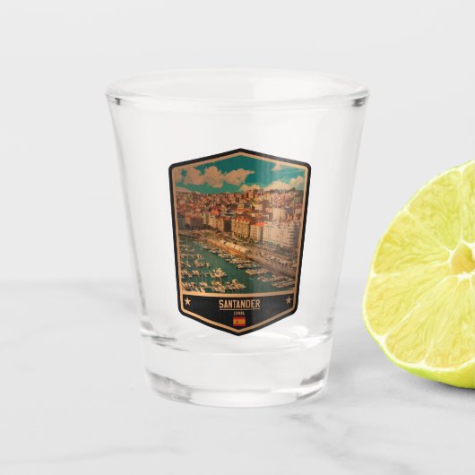 サンタンダー ショットグラス (正面)