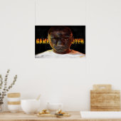 サンタンデイブでのゲーム ポスター (キッチン)