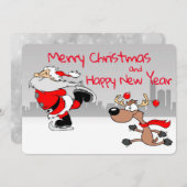 サンタンドトナディーアイススケートで滑る シーズンカード (正面/裏面)