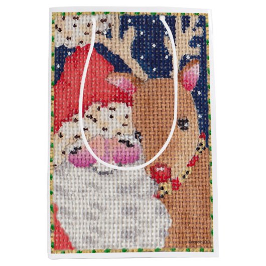 サンタンドルフ抱き枕 ミディアムペーパーバッグ (正面)